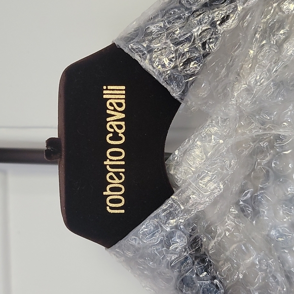 Roberto Cavalli beaded jersey dress, multicolor, size 42 (US size 6) - Picture 5 of 11